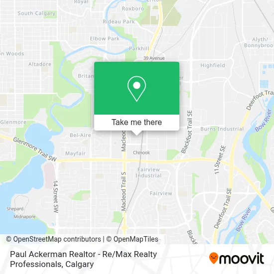 Paul Ackerman Realtor - Re / Max Realty Professionals map