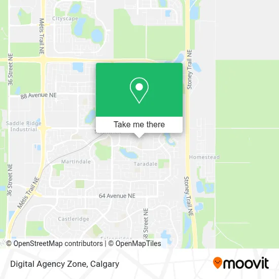 Digital Agency Zone map