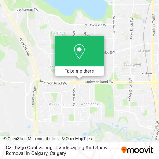 Carthago Contracting : Landscaping And Snow Removal In Calgary map
