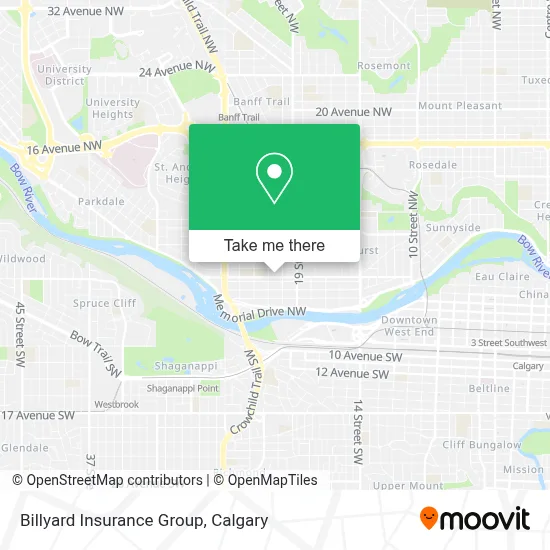 Billyard Insurance Group map