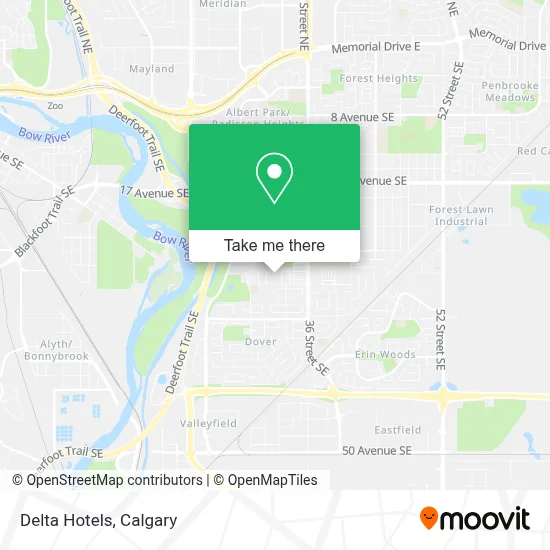 Delta Hotels map
