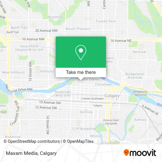 Maxam Media map