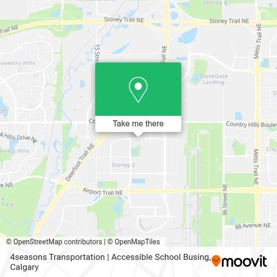4seasons Transportation | Accessible School Busing map