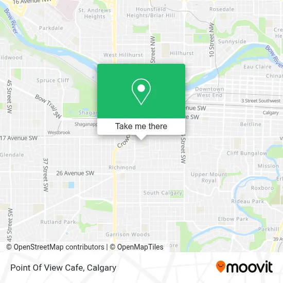 Point Of View Cafe map