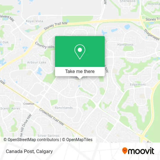 Canada Post map