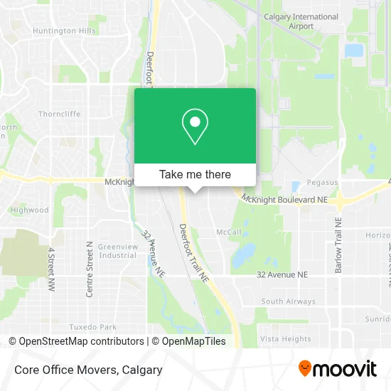 Core Office Movers map