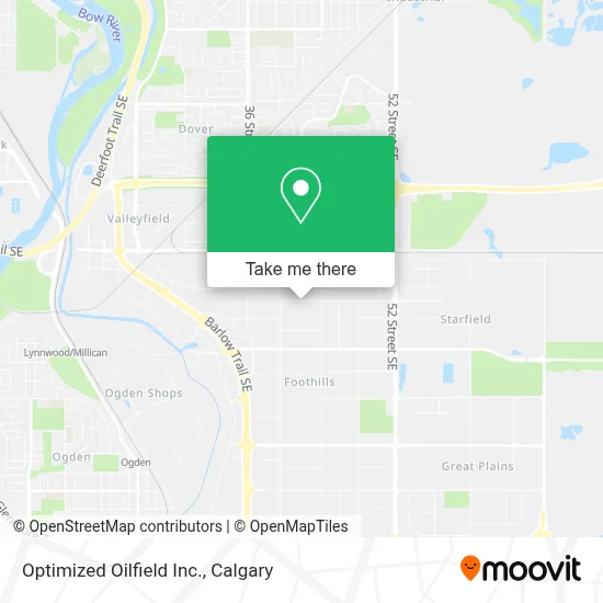 Optimized Oilfield Inc. map