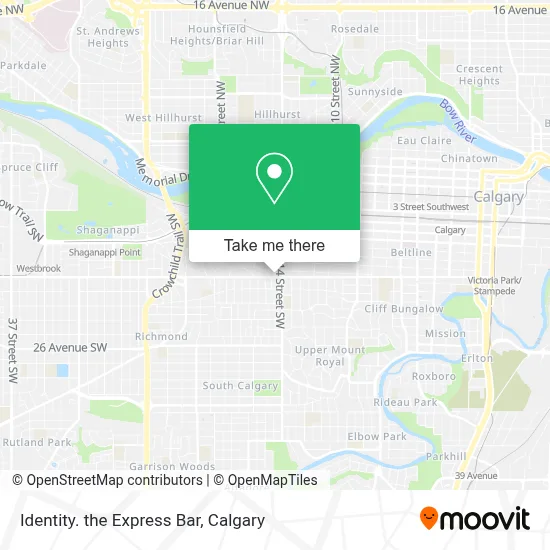 Identity. the Express Bar map