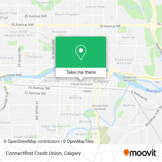 Connectfirst Credit Union map