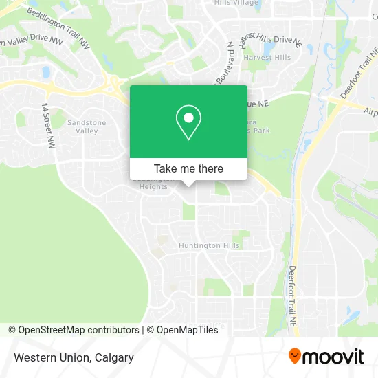 Western Union map
