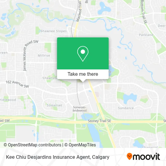 Kee Chiu Desjardins Insurance Agent map