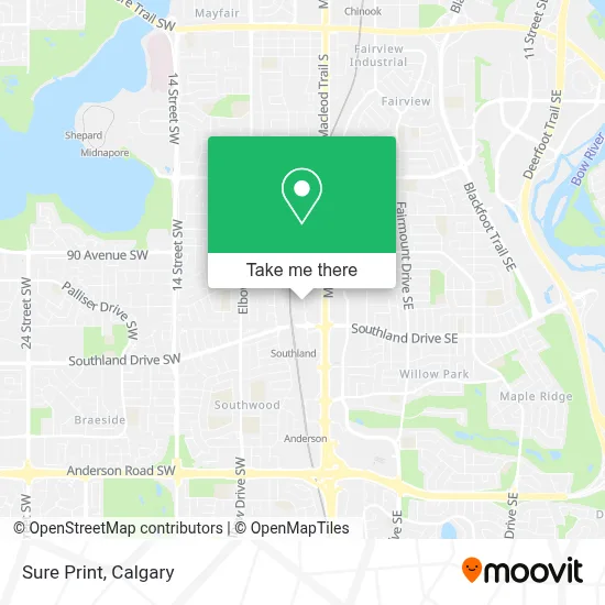 Sure Print map