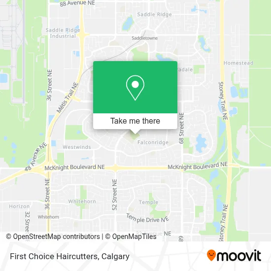 First Choice Haircutters map