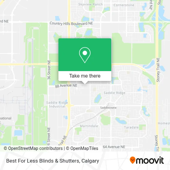Best For Less Blinds & Shutters map