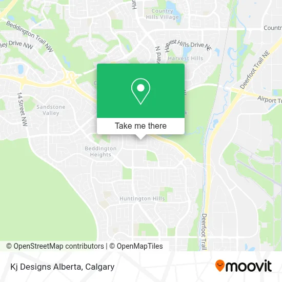 Kj Designs Alberta map
