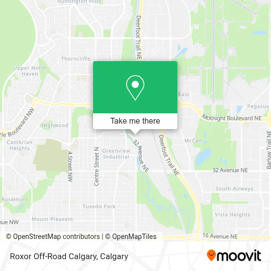 Roxor Off-Road Calgary map