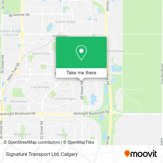 Signature Transport Ltd map