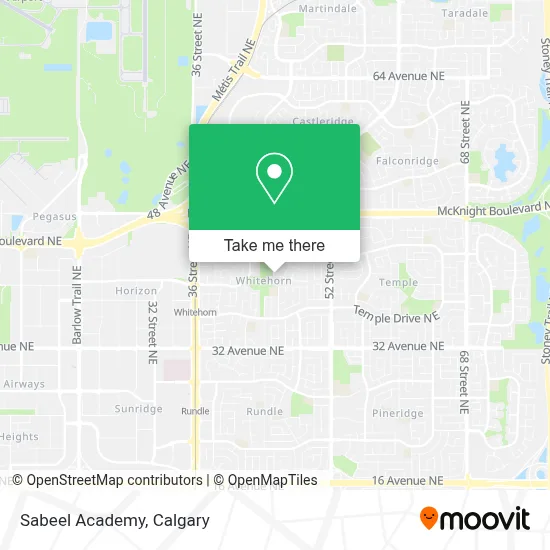 Sabeel Academy map