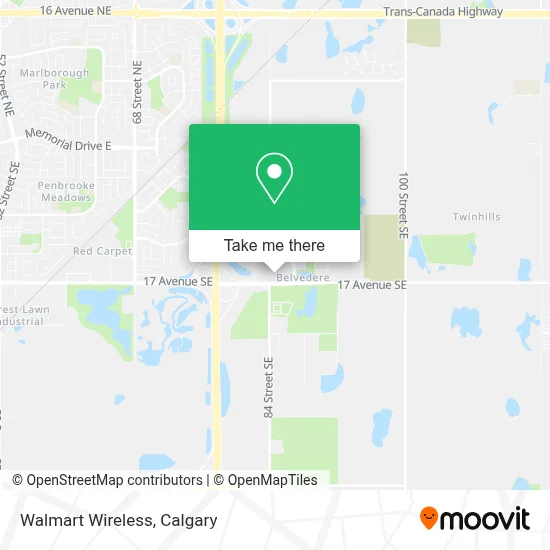 Walmart Wireless map
