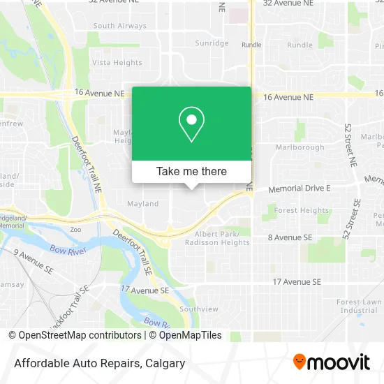 Affordable Auto Repairs map