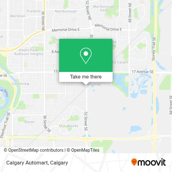 Calgary Automart map