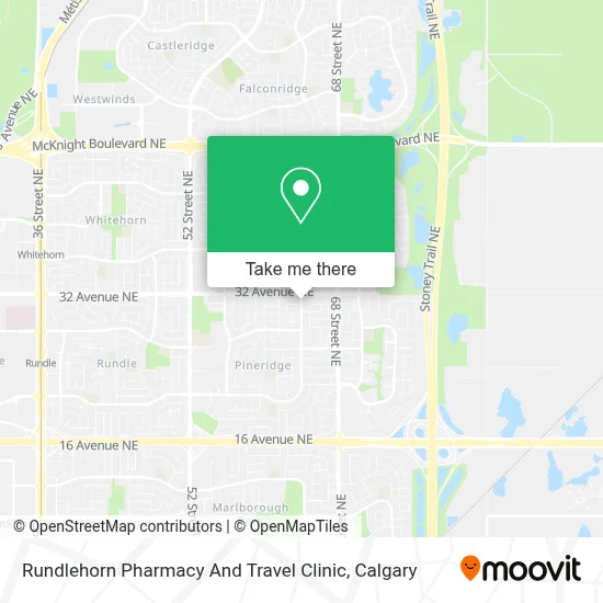 Rundlehorn Pharmacy And Travel Clinic map