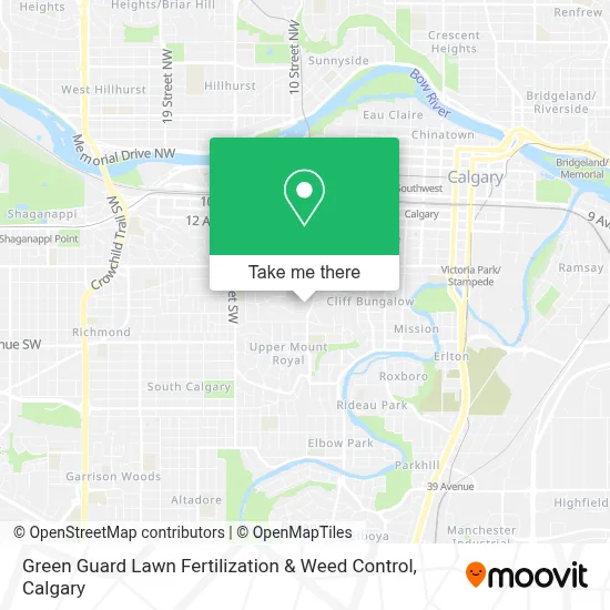 Green Guard Lawn Fertilization & Weed Control map