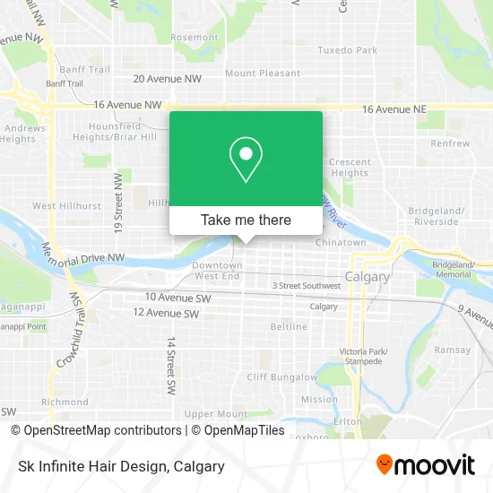 Sk Infinite Hair Design map