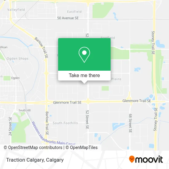 Traction Calgary map