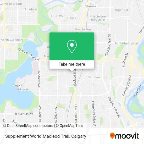 Supplement World Macleod Trail map