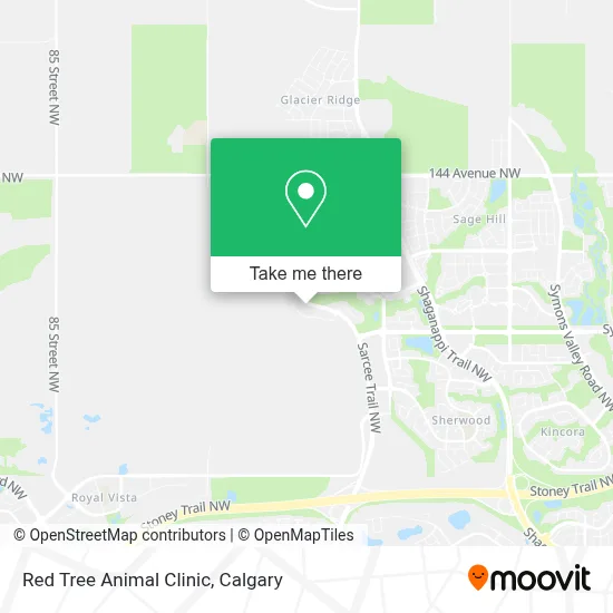 Red Tree Animal Clinic map