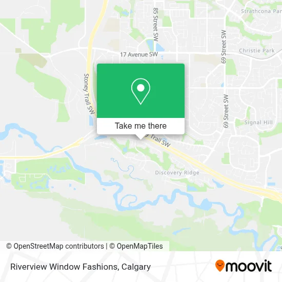 Riverview Window Fashions map