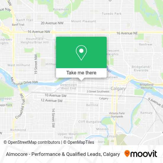 Almocore - Performance & Qualified Leads map