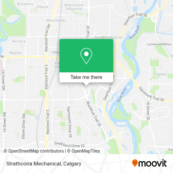 Strathcona Mechanical map