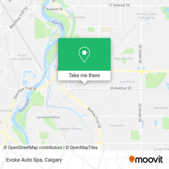 Evoke Auto Spa map