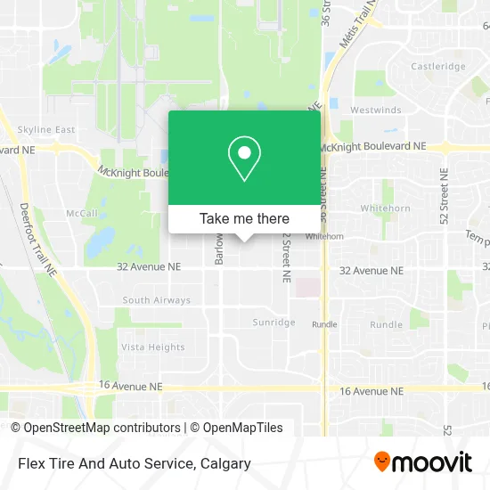 Flex Tire And Auto Service map