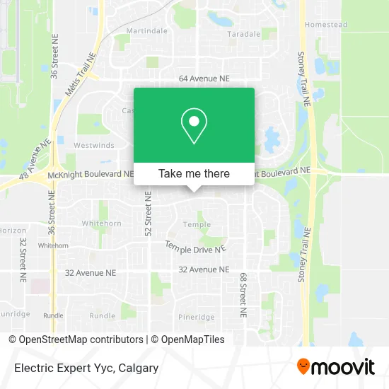 Electric Expert Yyc map