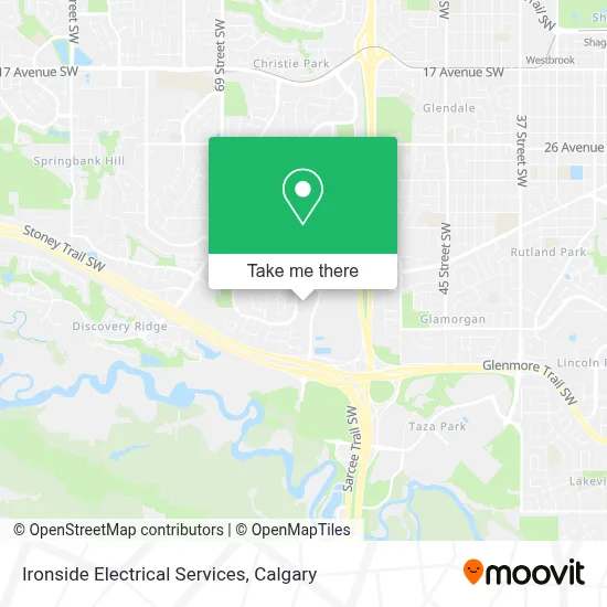 Ironside Electrical Services map