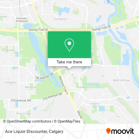 Ace Liquor Discounter map