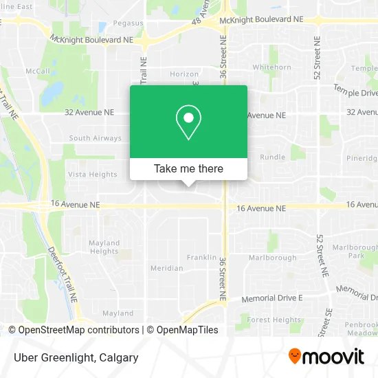 Uber Greenlight map