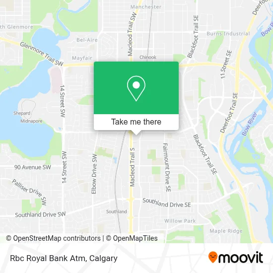 Rbc Royal Bank Atm map