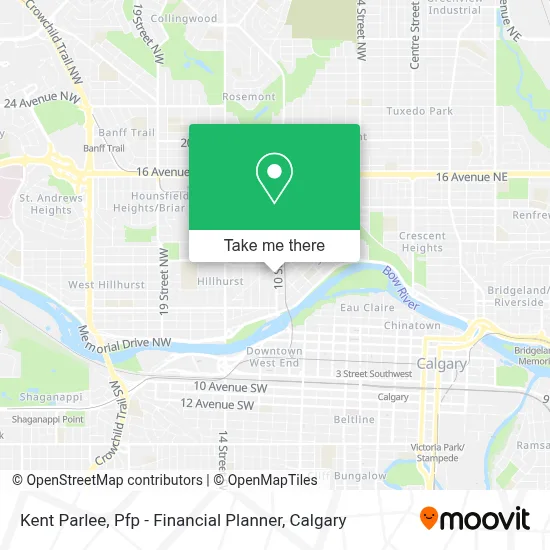 Kent Parlee, Pfp - Financial Planner map