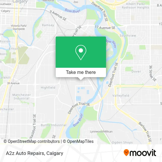 A2z Auto Repairs map