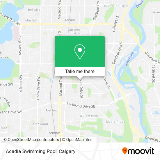 Acadia Swimming Pool map