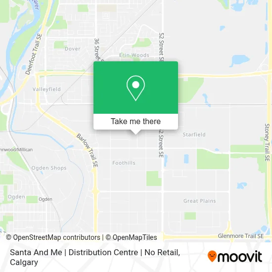 Santa And Me | Distribution Centre | No Retail map
