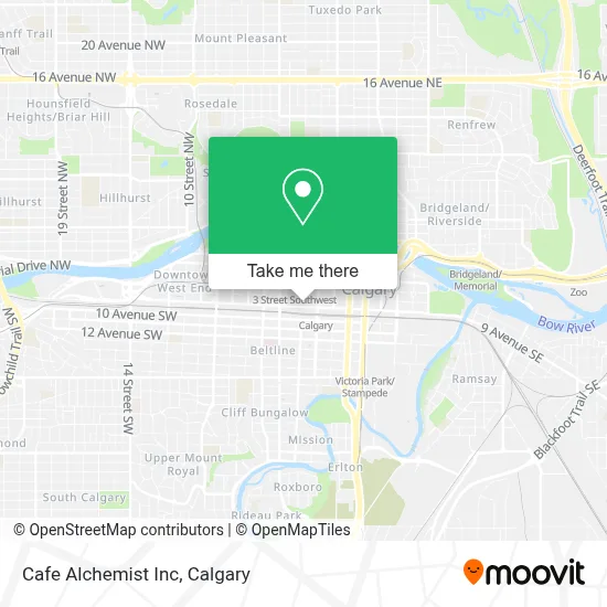 Cafe Alchemist Inc map