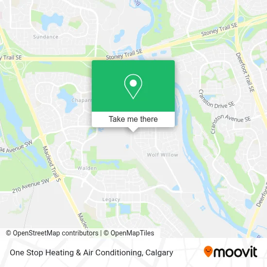 One Stop Heating & Air Conditioning map
