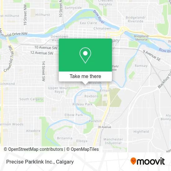 Precise Parklink Inc. map