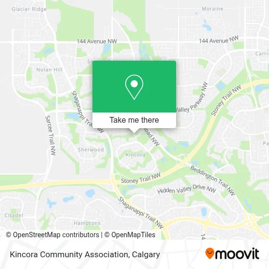 Kincora Community Association map