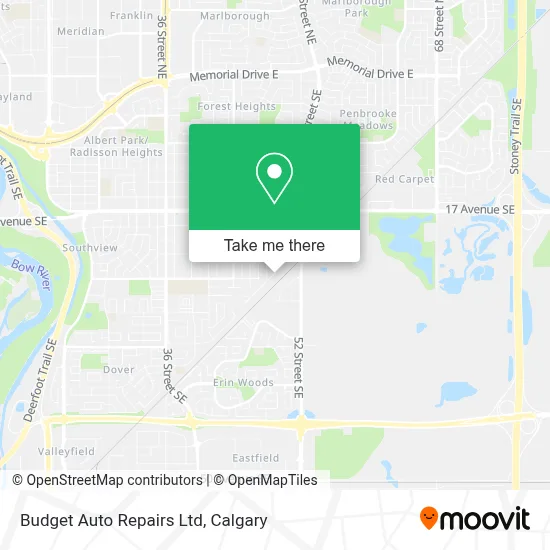 Budget Auto Repairs Ltd map